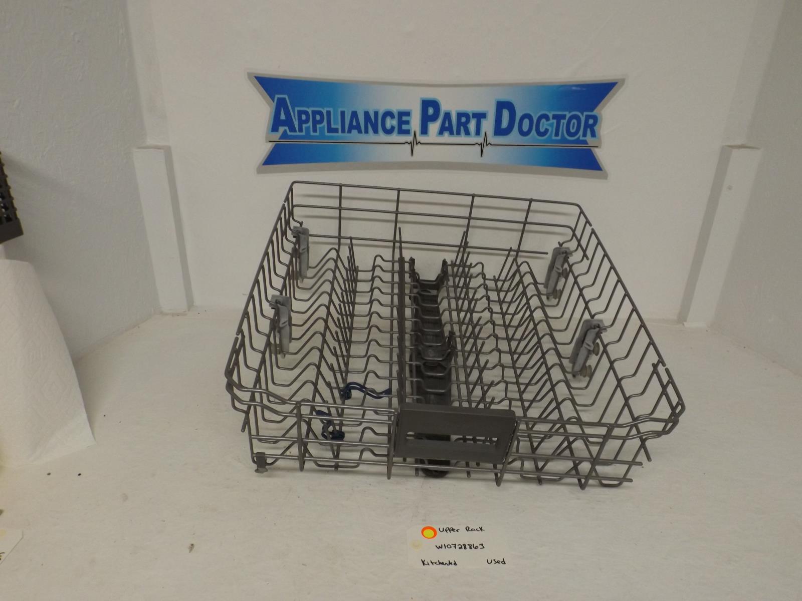 KitchenAid Dishwasher W10728863 Upper Rack Used KitchenAid Dishwasher W10728863 Upper Rack Used